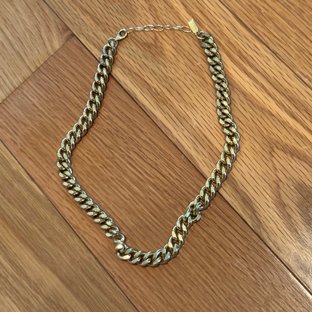 Chunky Gold Chain Necklace Electric Picks